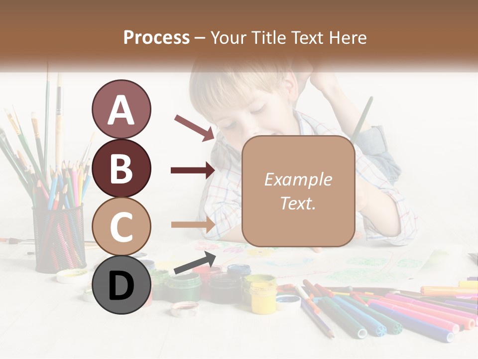 The Boy Paints PowerPoint Template