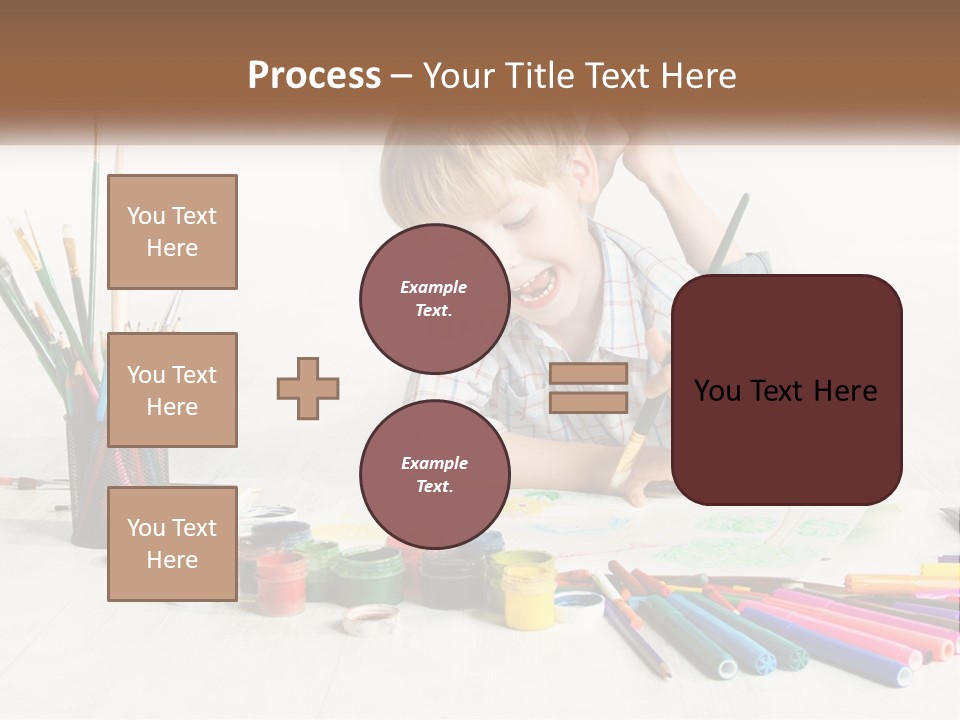 The Boy Paints PowerPoint Template