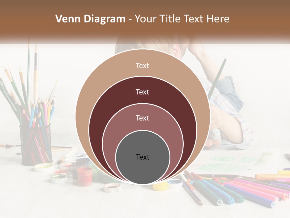 The Boy Paints PowerPoint Template