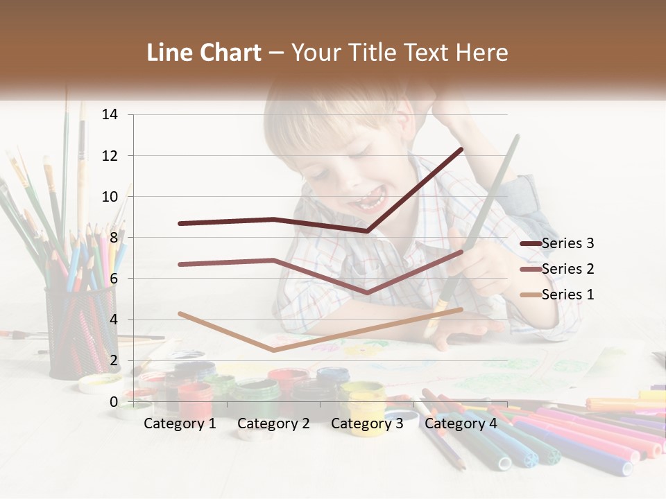 The Boy Paints PowerPoint Template