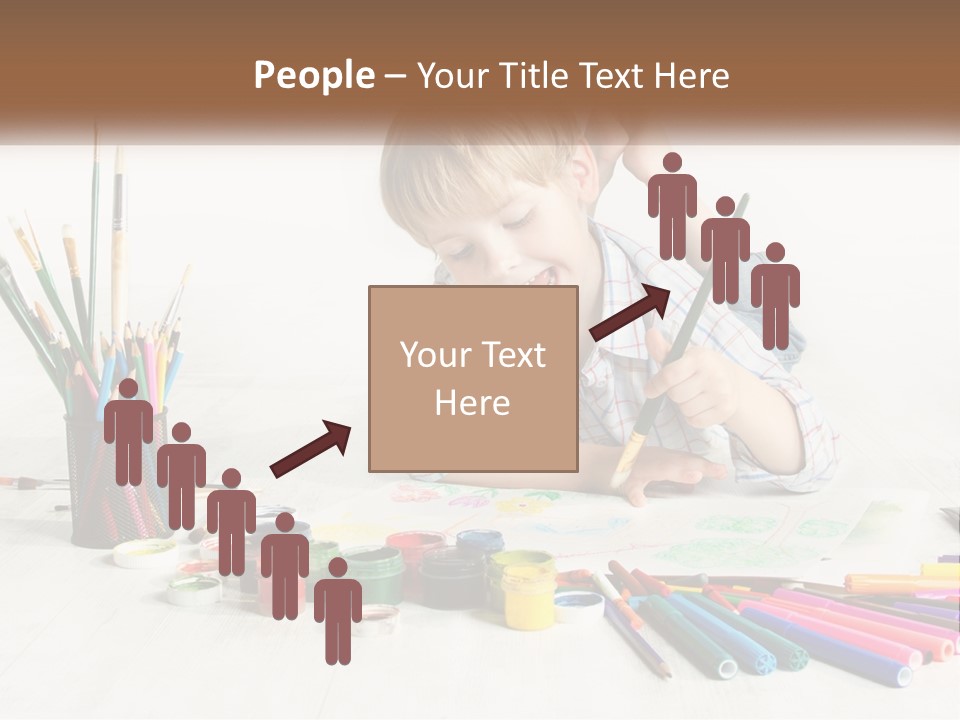 The Boy Paints PowerPoint Template