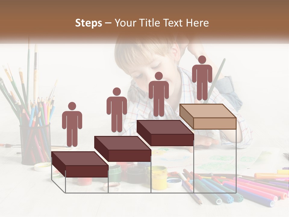 The Boy Paints PowerPoint Template