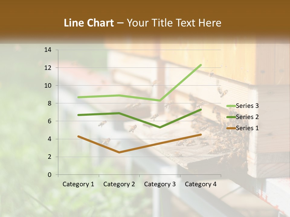 Beehive With Bees PowerPoint Template