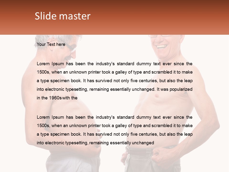 Equation Of The Figure Of Men PowerPoint Template