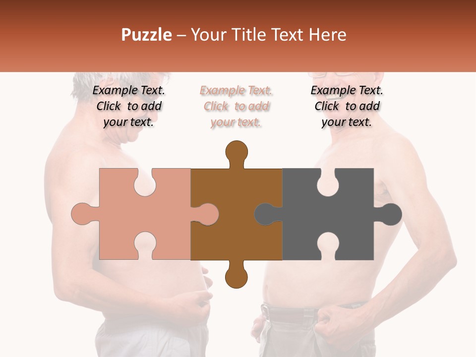 Equation Of The Figure Of Men PowerPoint Template