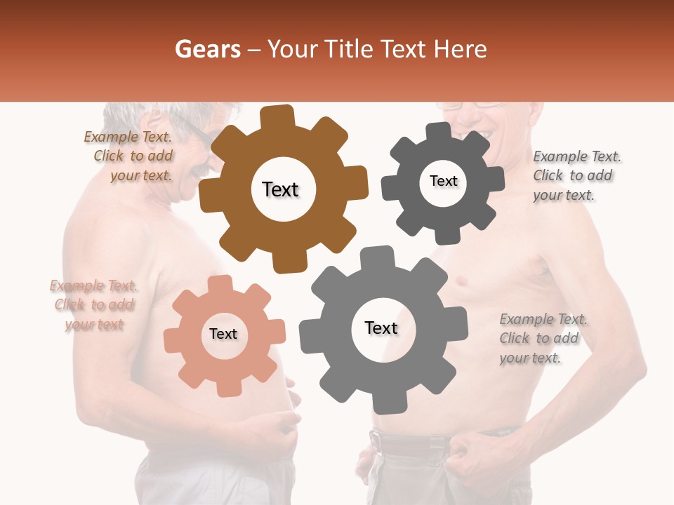 Equation Of The Figure Of Men PowerPoint Template