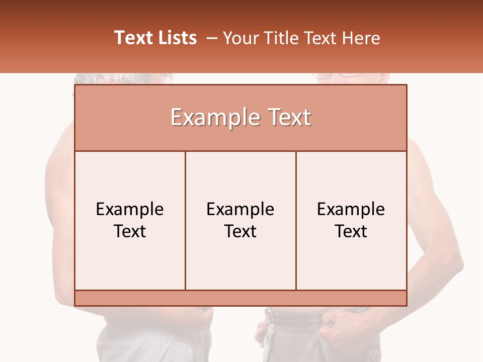 Equation Of The Figure Of Men PowerPoint Template