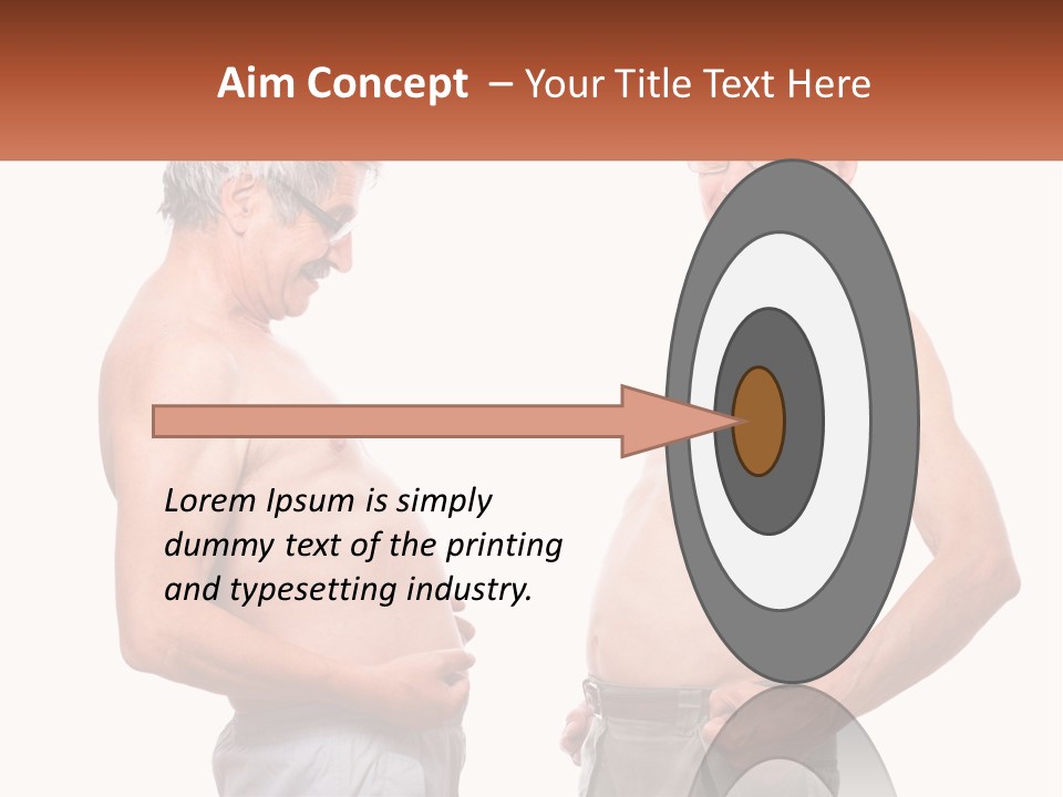 Equation Of The Figure Of Men PowerPoint Template