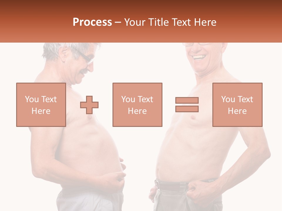Equation Of The Figure Of Men PowerPoint Template