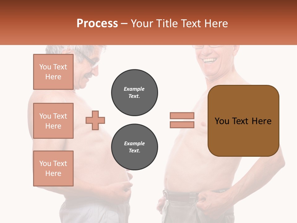 Equation Of The Figure Of Men PowerPoint Template
