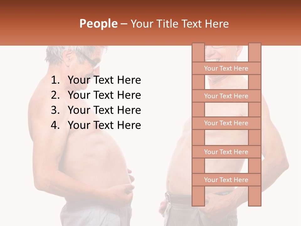 Equation Of The Figure Of Men PowerPoint Template