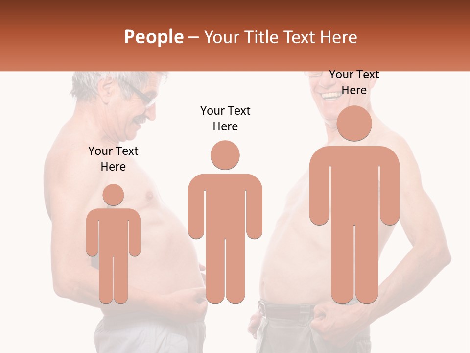 Equation Of The Figure Of Men PowerPoint Template