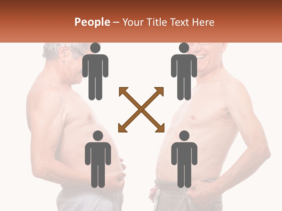 Equation Of The Figure Of Men PowerPoint Template