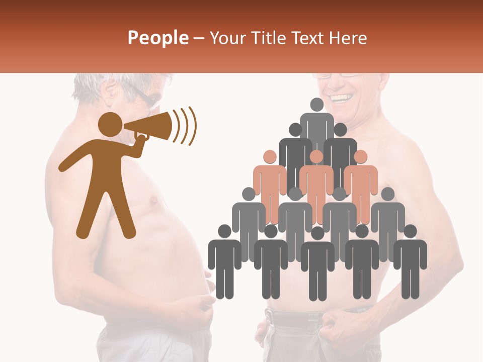 Equation Of The Figure Of Men PowerPoint Template