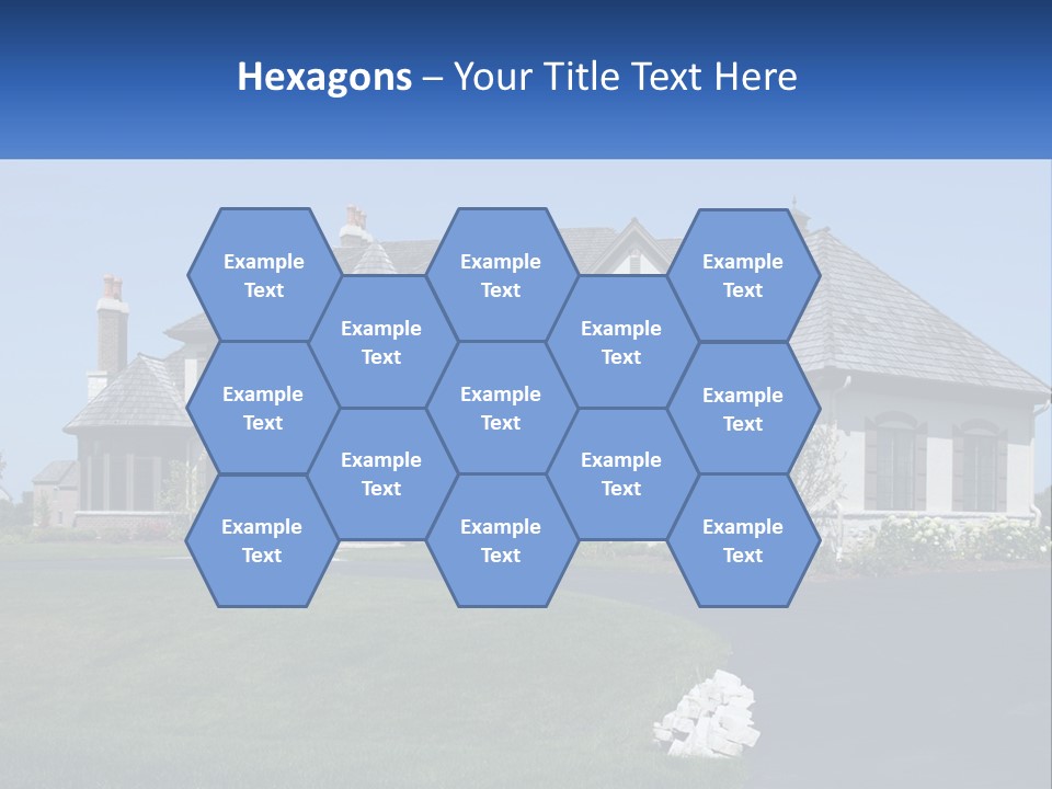 Country Two-Storey House PowerPoint Template