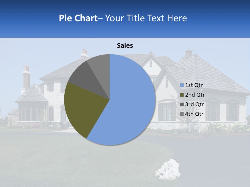 Country Two-Storey House PowerPoint Template