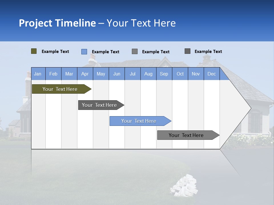 Country Two-Storey House PowerPoint Template