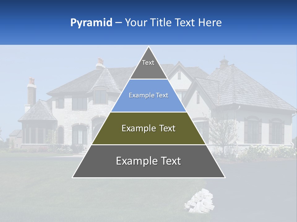 Country Two-Storey House PowerPoint Template