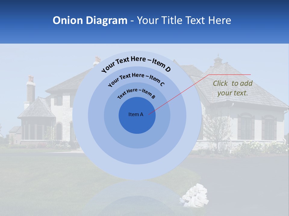 Country Two-Storey House PowerPoint Template