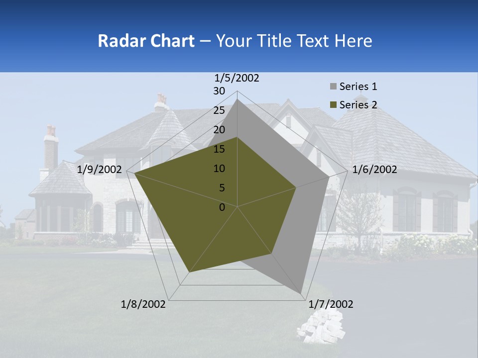 Country Two-Storey House PowerPoint Template
