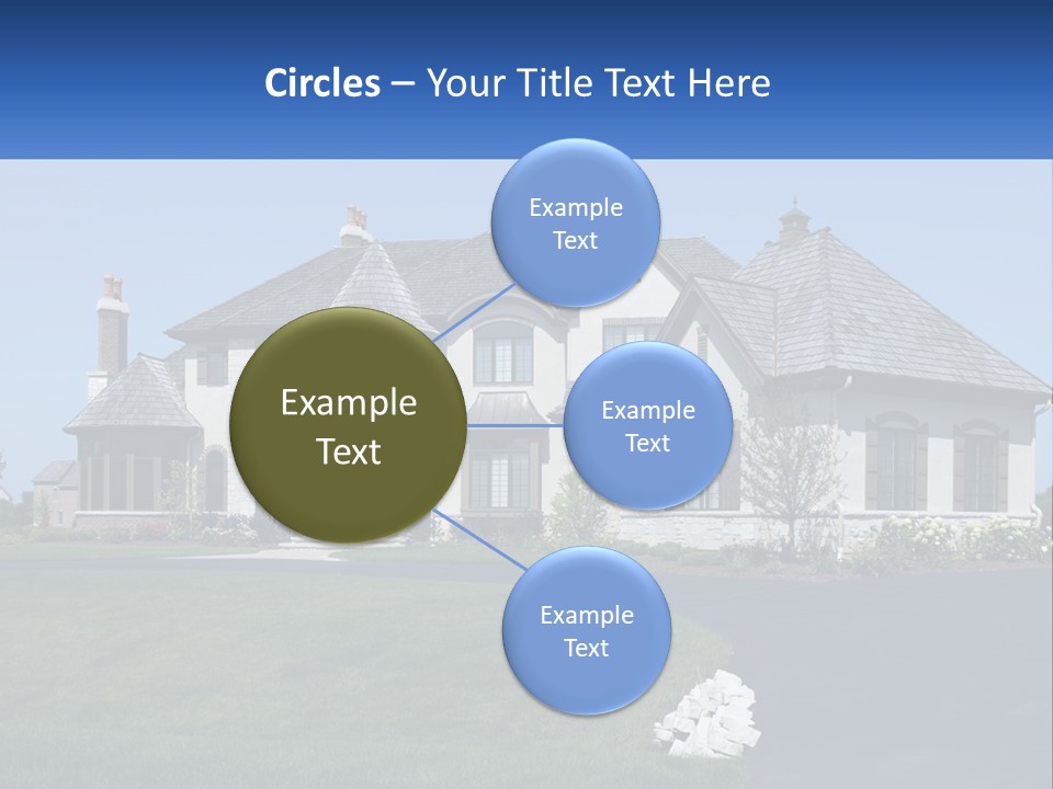 Country Two-Storey House PowerPoint Template