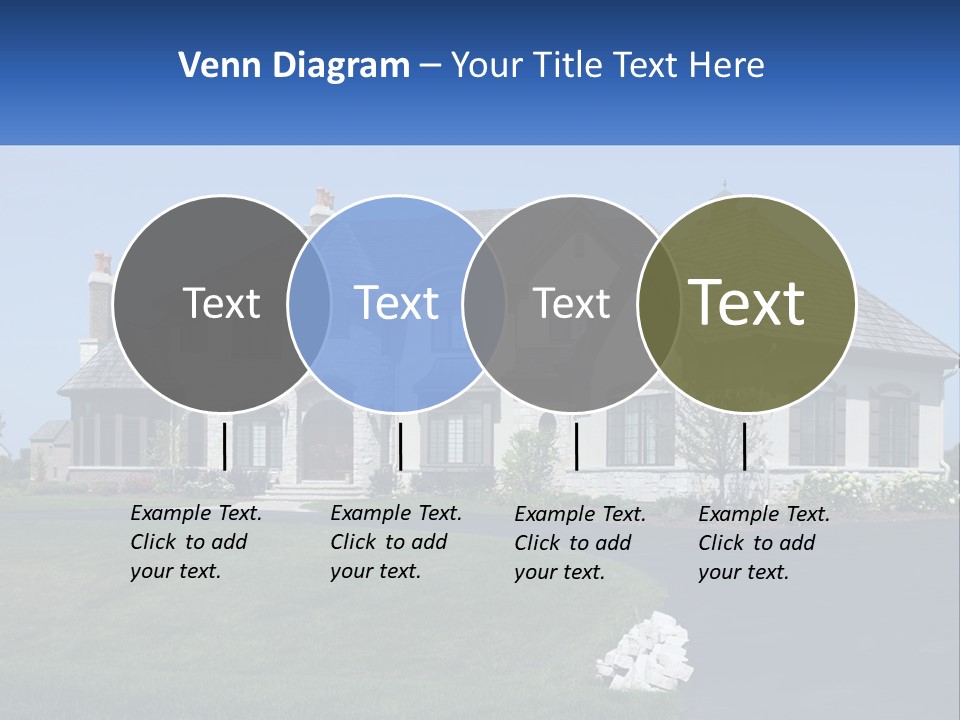 Country Two-Storey House PowerPoint Template