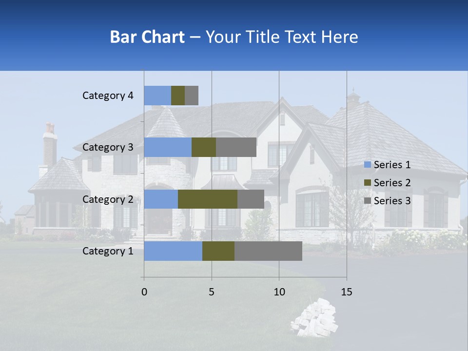 Country Two-Storey House PowerPoint Template