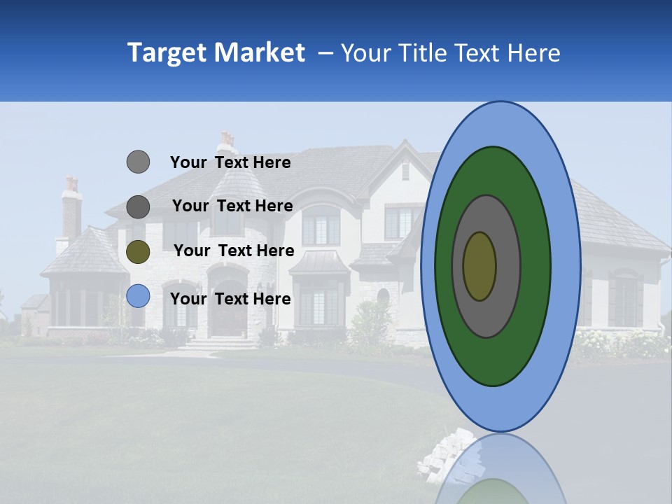 Country Two-Storey House PowerPoint Template