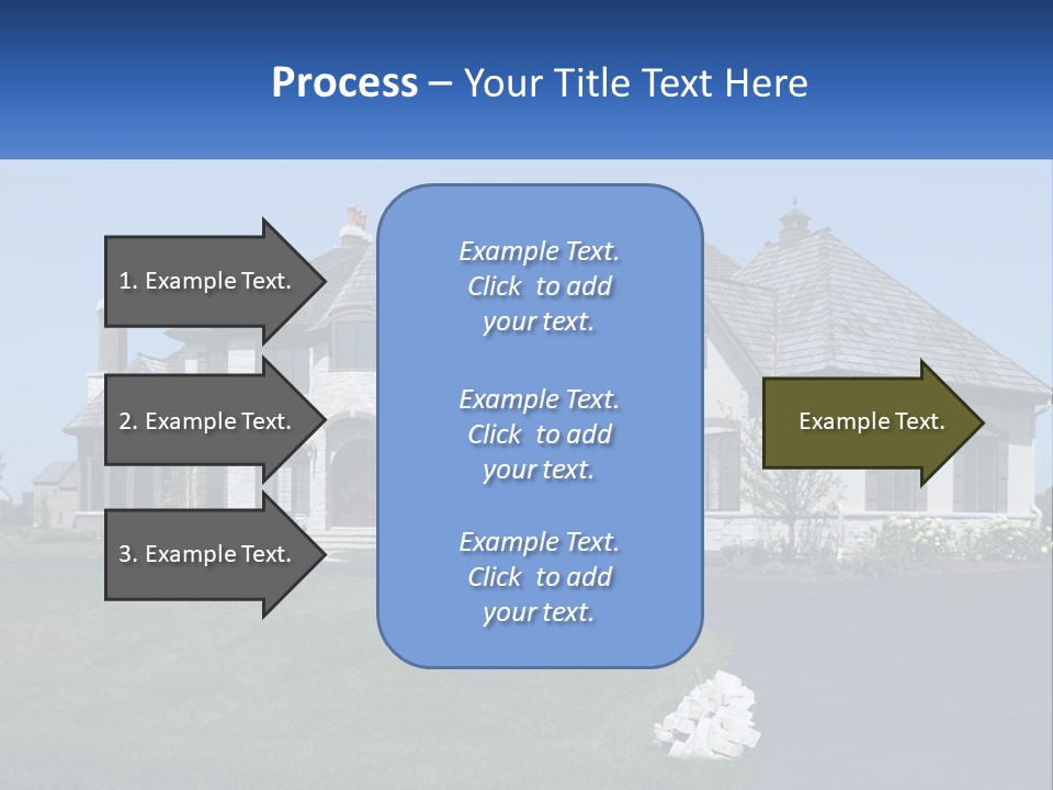 Country Two-Storey House PowerPoint Template