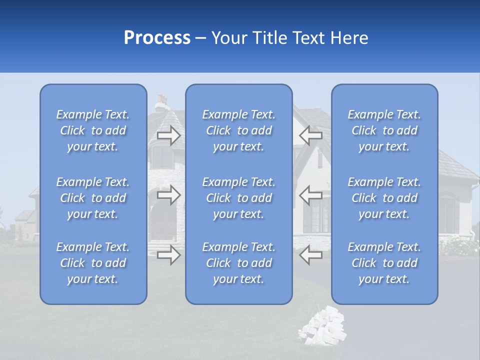 Country Two-Storey House PowerPoint Template