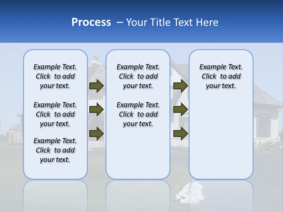 Country Two-Storey House PowerPoint Template