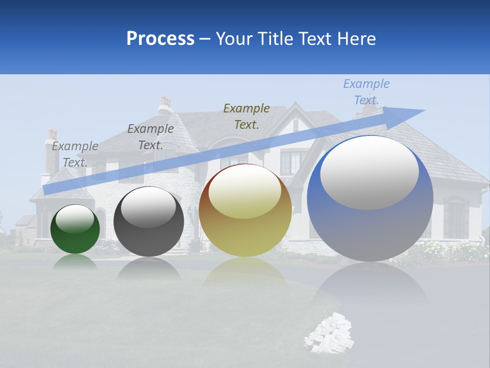 Country Two-Storey House PowerPoint Template
