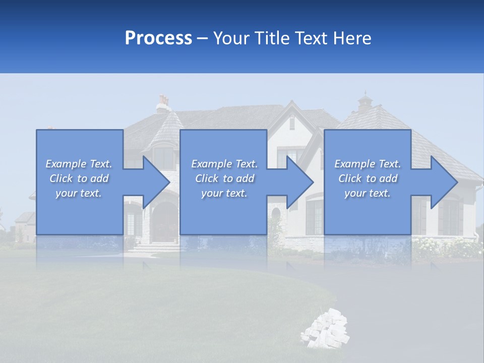 Country Two-Storey House PowerPoint Template