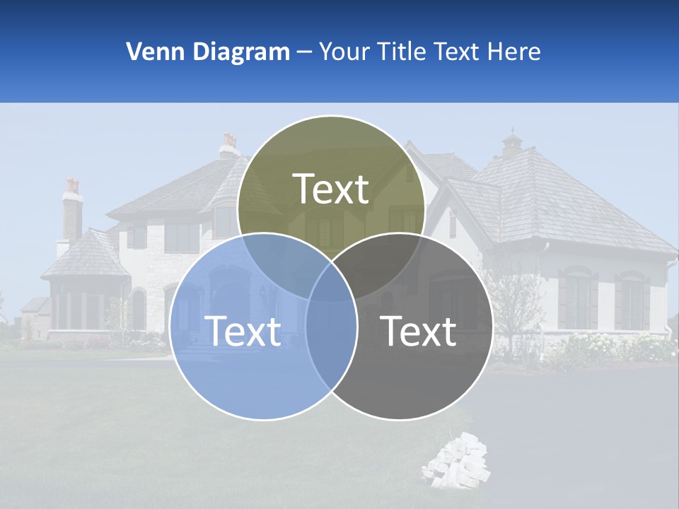 Country Two-Storey House PowerPoint Template