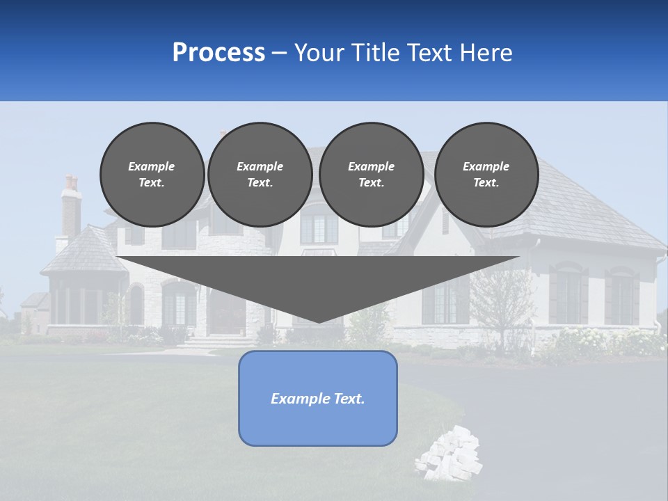 Country Two-Storey House PowerPoint Template
