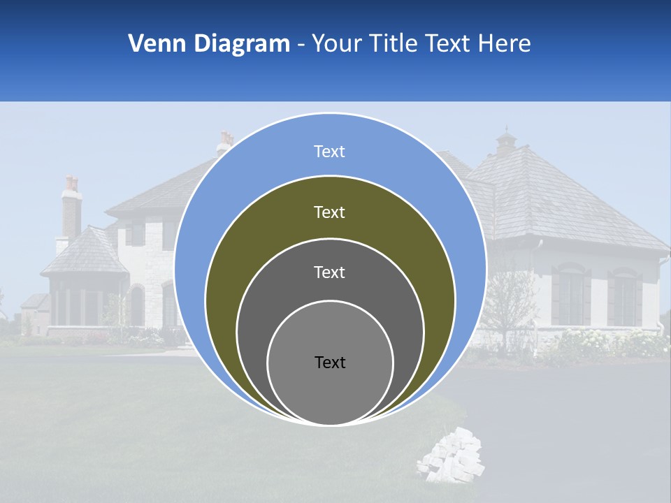 Country Two-Storey House PowerPoint Template