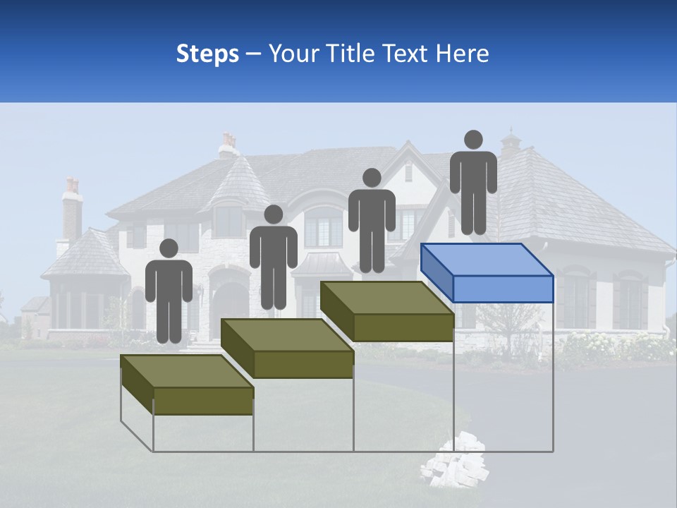 Country Two-Storey House PowerPoint Template