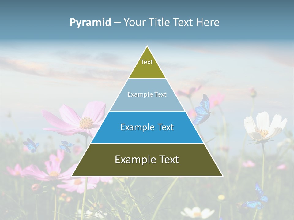 Wildflowers And Butterflies PowerPoint Template