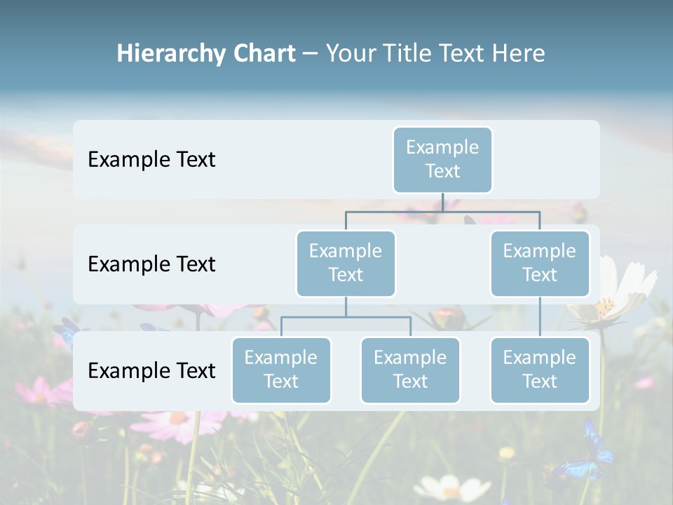 Wildflowers And Butterflies PowerPoint Template
