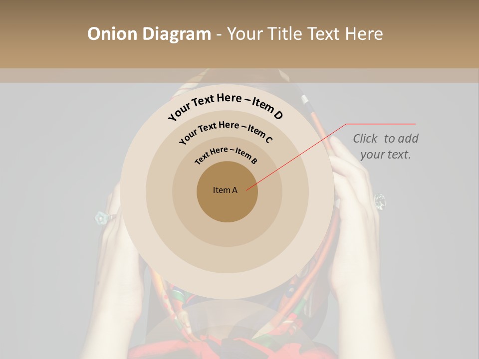 Girl In Round Glasses PowerPoint Template