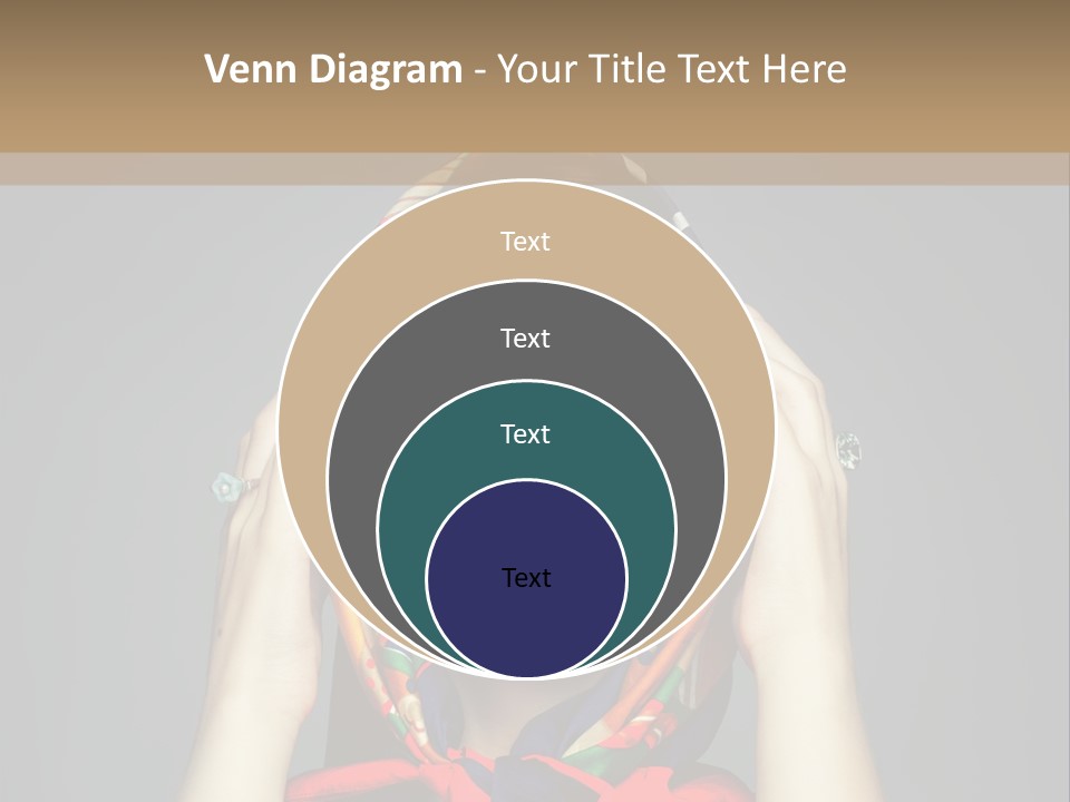Girl In Round Glasses PowerPoint Template
