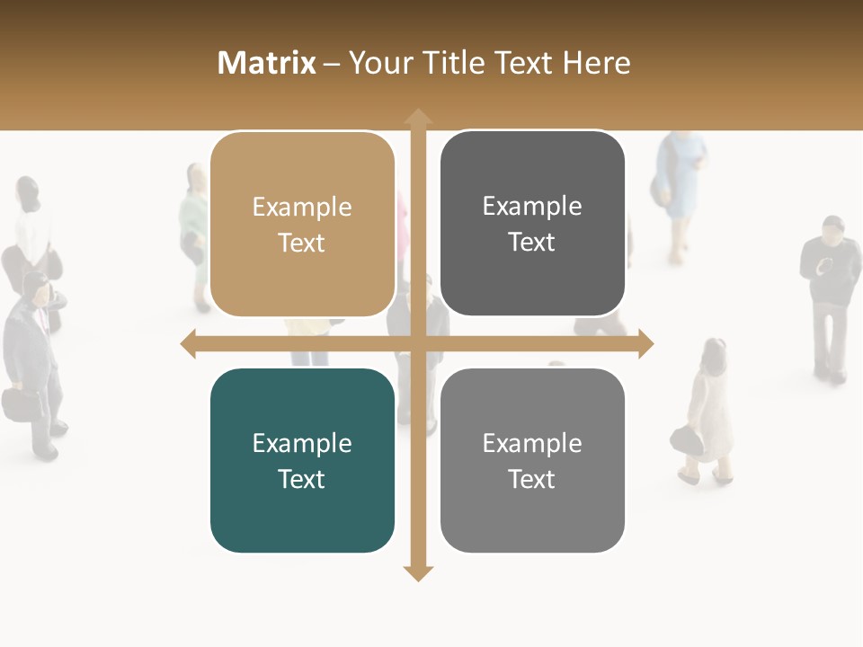 People Made Of Plasticine PowerPoint Template