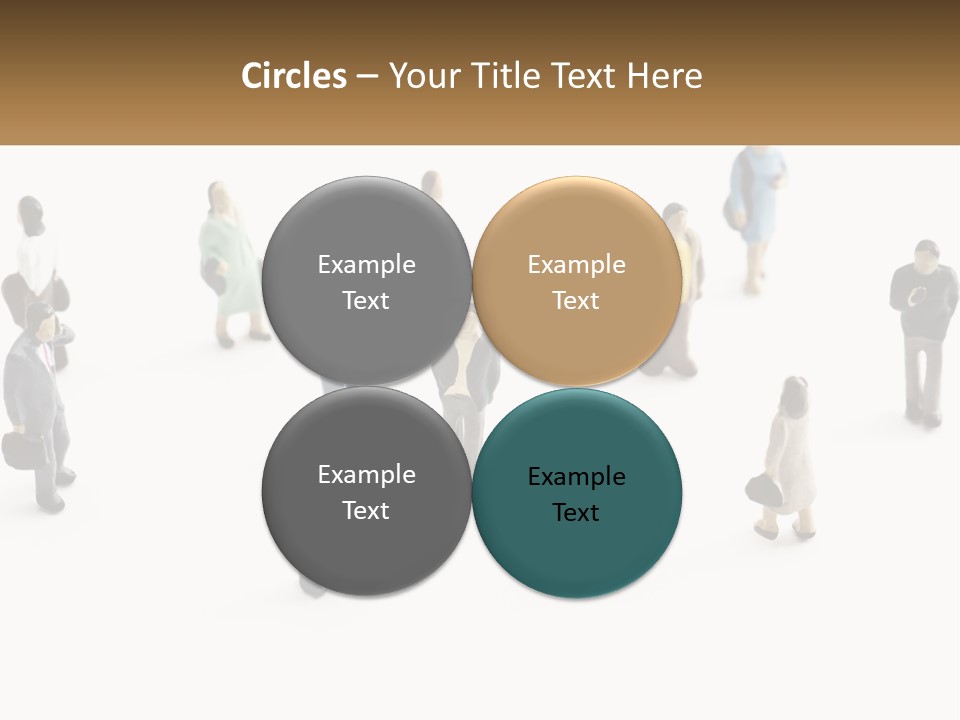 People Made Of Plasticine PowerPoint Template