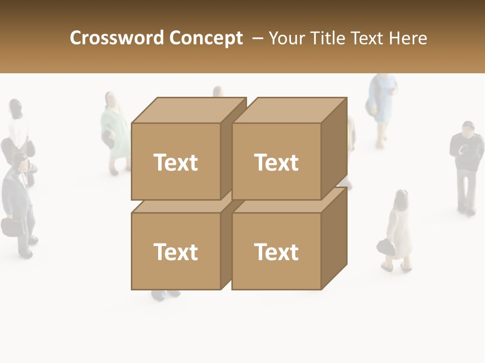 People Made Of Plasticine PowerPoint Template