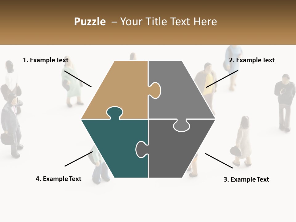 People Made Of Plasticine PowerPoint Template