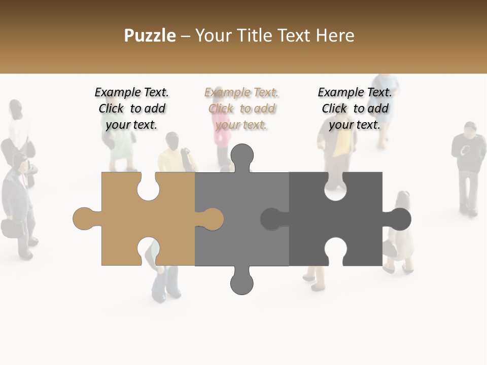 People Made Of Plasticine PowerPoint Template