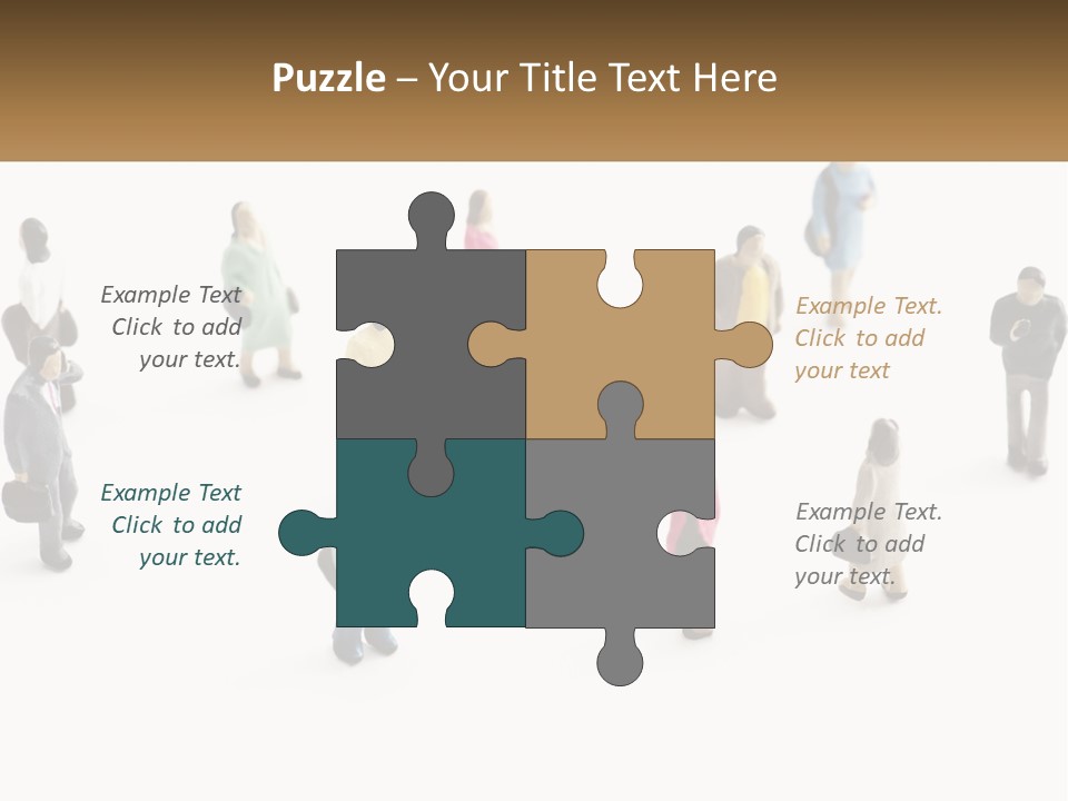 People Made Of Plasticine PowerPoint Template