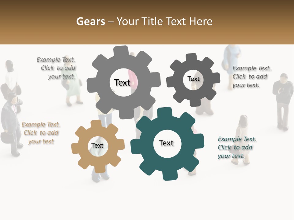 People Made Of Plasticine PowerPoint Template