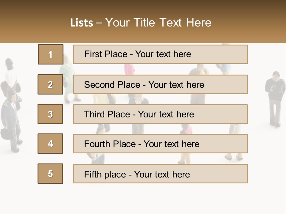 People Made Of Plasticine PowerPoint Template