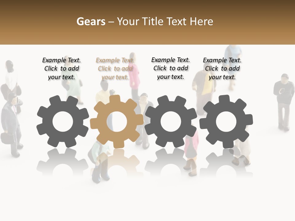 People Made Of Plasticine PowerPoint Template